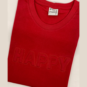 Happy em relevo (projeto no bastidor)