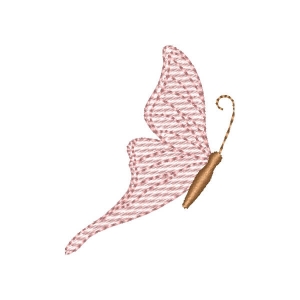 Borboleta de lado