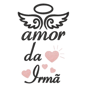 Matriz de bordado Amor da irmã