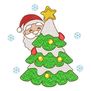 Papai Noel e Árvore de Natal (Pontos Leves)