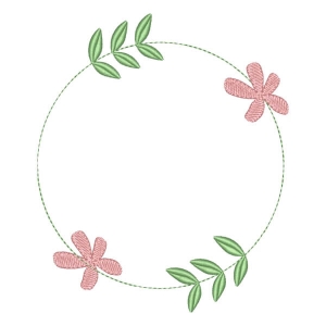 Moldura Contorno Floral