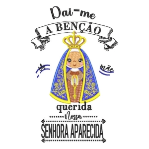 Matriz de bordado Nossa Senhora Aparecida