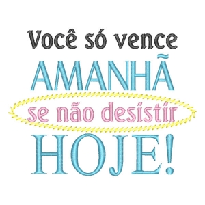 Mensagem de Você Só Vence