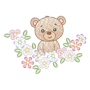 Urso com Flores
