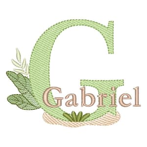 Alfabeto Safari com Nome Letra G (Pontos Leves)