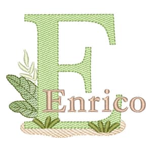 Alfabeto Safari com Nome Letra E (Pontos Leves)