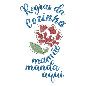 Regras da Cozinha Floral