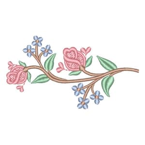 Barrado Botão de Rosas Meio