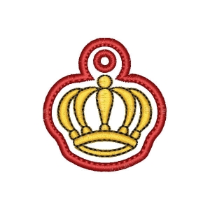Matriz de bordado Chaveiro Coroa