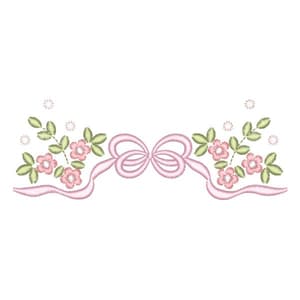 Arranjo Floral com Laço
