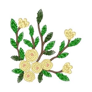 Galho de rosas