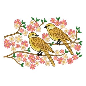 Pássaros e Flores