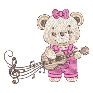 Ursinha com Violão (Pontos Leves)