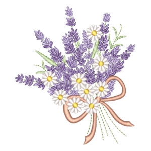 Lavanda com margarida