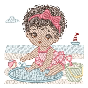 Menina na Praia