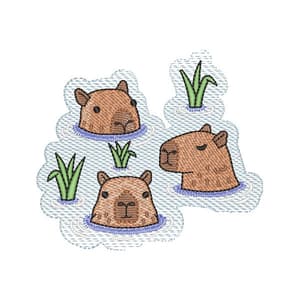 Capivaras Na Água (Pontos Leves)