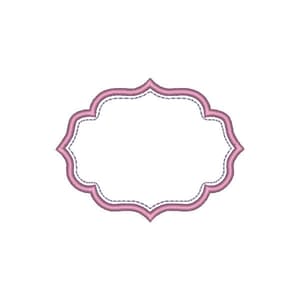 Frame (Applique) Embroidery Design