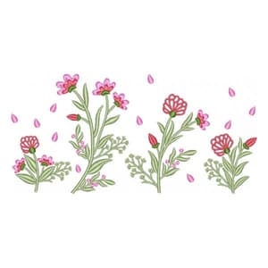 Barrinha com Galhos e Flores