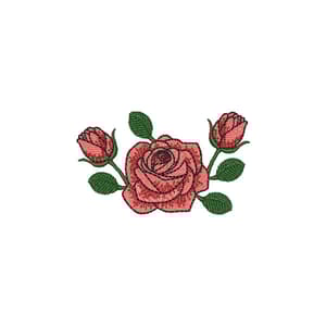 Matriz de bordado Arranjo de Rosas