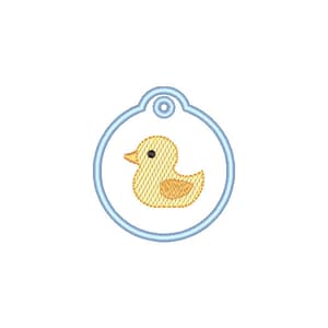 Rubber Ducky (Applique) Embroidery Design