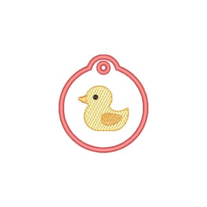 Rubber Ducky (Applique) Embroidery Design