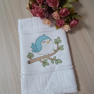 Little Bird on a Branch (Quick Stitch) Embroidery Design