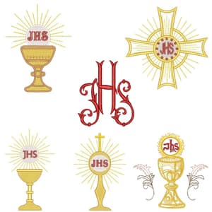 Pacote de Matrizes Cálice JHS Religioso