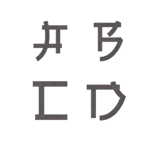  Alfabeto Estilo Japonês
