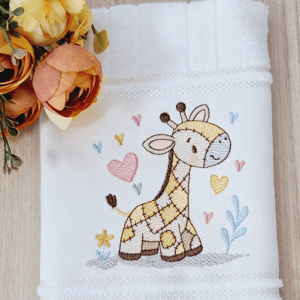 Girafa Patchwork (Pontos Leves)