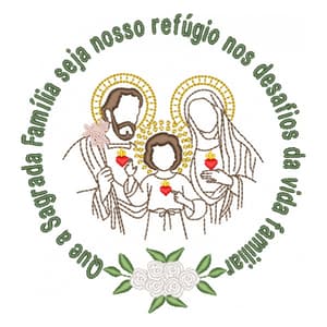 Matriz de bordado Sagrada Família