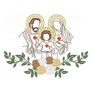 Matriz de bordado Sagrada Família