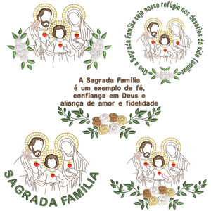 Pacote de Matrizes Sagrada Família