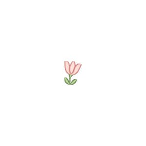 Matriz de bordado Flor Decoração Delicada