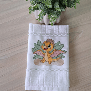 Matriz de bordado Dinossauro Baby  (Pontos Leves)