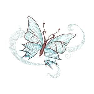 Borboleta Rippled