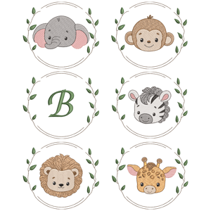 Safari in the Frame (Quick Stitch) Design Pack