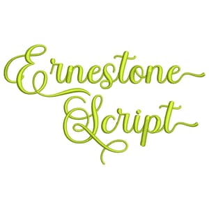  Fonte Ernestone Script
