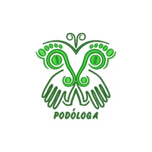 Matriz de bordado Podóloga