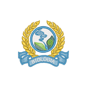 Matriz de bordado Logomarca Biologia (Pontos leves)