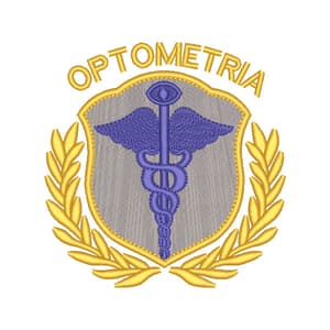Matriz de bordado Matriz de bordado Logomarca Optometria
