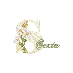 Matriz de bordado Semaninha Sexta-Feira