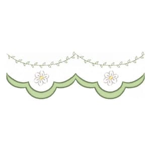 Floral Bar (Quick Stitch) Embroidery Design