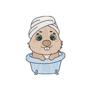 Capivara no Banho (Pontos Leves)