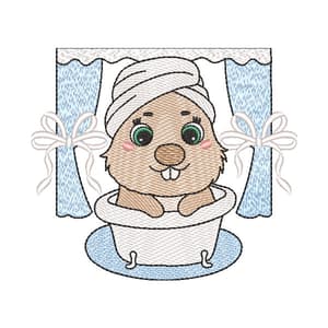 Capivara no Banho (Pontos Leves)