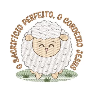 Matriz de bordado O Sacrifício Perfeito (Pontos Leves)