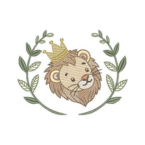 Rosto Leãozinho na Moldura (Pontos Leves)