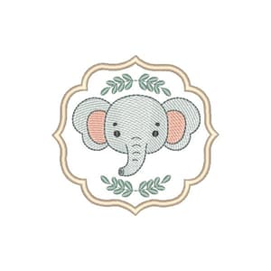 Elefantinho na Moldura (Pontos Leves)