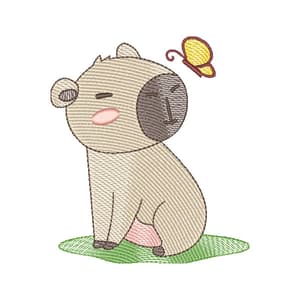 Capivara Borboleta (Pontos Leves)