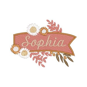 Matriz de bordado Coleçao Floral  para Decoraçao