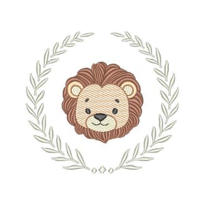 Leão na Moldura (Pontos Leves)